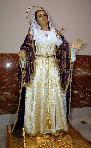 Se presenta la imagen de la Virgen del Calvario a la Hermandad al trmino de su asamblea extraordinaria - 7