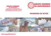 Mañana se inaugura la exposicin organizada por Hinneni por su 40 aniversario