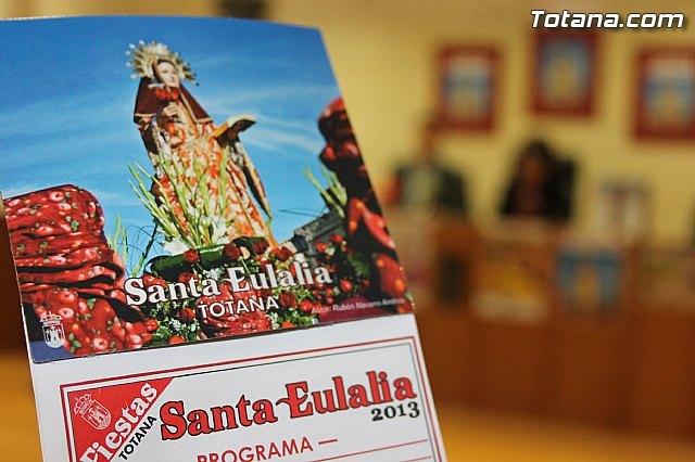 Se presentan las fiestas de Santa Eulalia´2013, Foto 5