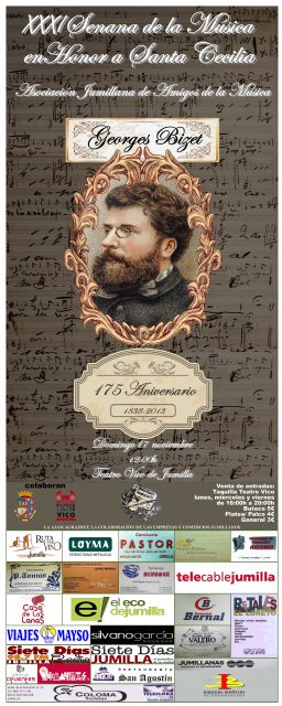 La AJAM organiza su habitual concierto en honor a Santa Cecilia este domingo en el Teatro Vico - 1, Foto 1