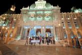El Palacio Consistorial se tiñ de azul en el Da Mundial de la Diabetes