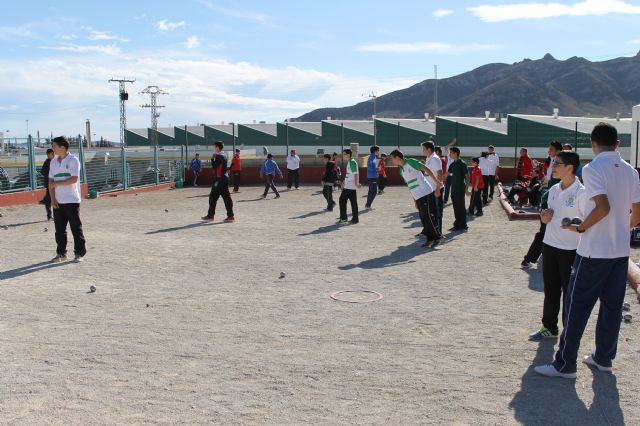 El equipo cartgenero de Los Barreros se impone en la cita de petanca juvenil en Mazarrón - 1, Foto 1