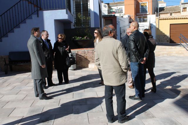 El Consejero Manuel Campos visita las obras de pavimentación y peatonalización de Bullas y La Copa - 4, Foto 4