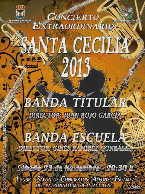 Águilas celebra la festividad de Santa Cecilia, Patrona de los Músicos - 1, Foto 1
