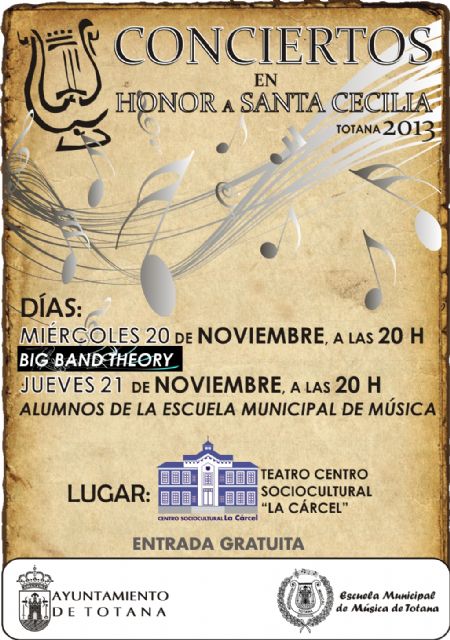 La Escuela Municipal de Música celebra la onomástica de su patrona Santa Cecilia con dos conciertos, Foto 1