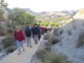 Un total de 33 senderistas participaron en la ruta por los municipios de Ulea y Ojós