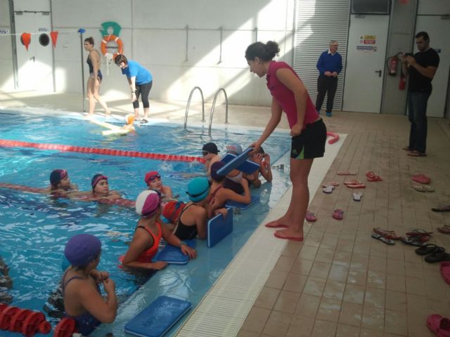 Escolares de La Aljorra se acercaron a la natación con el programa ADE - 1, Foto 1