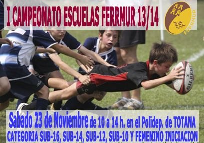 Este sábado comienza el Campeonato de Escuelas de Rugby FERRMUR 2013/14 - 1, Foto 1