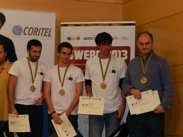 Alumnos de la Universidad de Murcia ganan una medalla de oro en concurso europeo de programación - 1, Foto 1