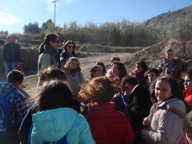 Escolares de Primaria participan en una jornada de revegetación en la Vía Verde del Noroeste - 4, Foto 4