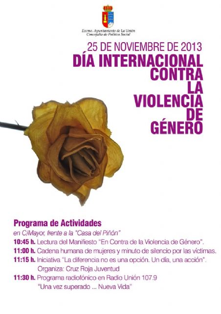 Invitación a los actos del día internacional contra la violencia de género 2013 - 1, Foto 1