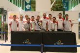 ElPozo Murcia con los trofeos de la Seleccin Española