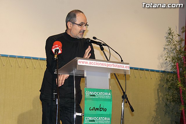 Gaspar Llamazares presenta en Totana el Proyecto 