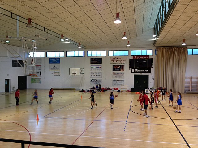 Crnicas fin de semana CB Totana. Los equipos totaneros apoyan a Mara, #Mariatambienjuega - 1