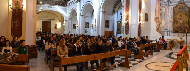 Los estudiantes de la UCAM peregrinan a Pliego - 2, Foto 2