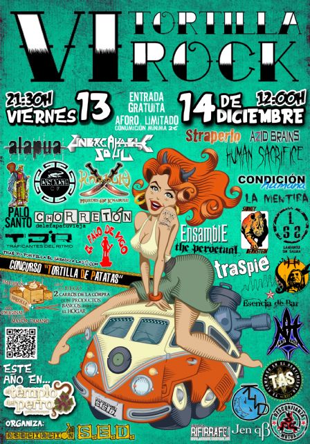 La Asociación Salvemos el Directo organiza el Festival VI Tortilla Rock - 1, Foto 1