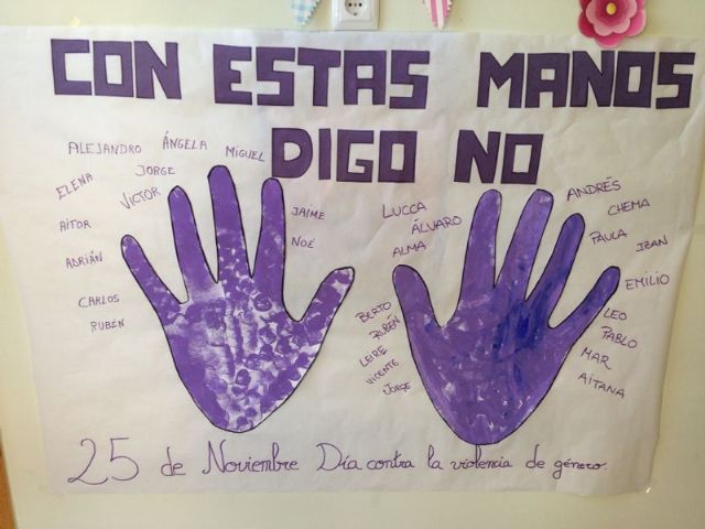 Los niños y niñas del CAI también muestran su repulsa a la Violencia de Género - 2, Foto 2