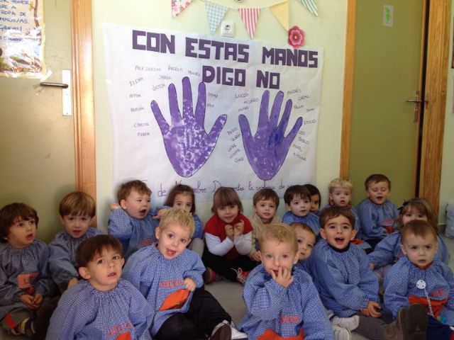 Los niños y niñas del CAI también muestran su repulsa a la Violencia de Género - 3, Foto 3