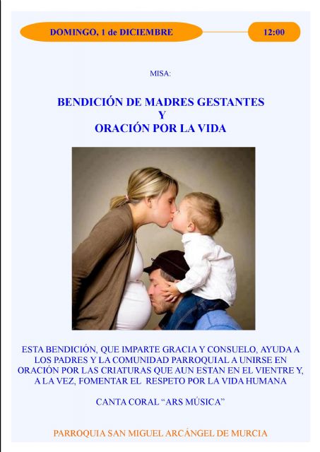 La parroquia de San Miguel Arcángel de Murcia iniciará el Adviento orando junto a madres gestantes por la vida naciente - 1, Foto 1