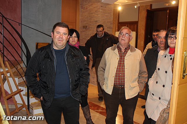 La alcaldesa felicita al nuevo presidente del Ilustre Cabildo Superior de Procesiones, Antonio Martnez Belch, tras su reciente eleccin - 6