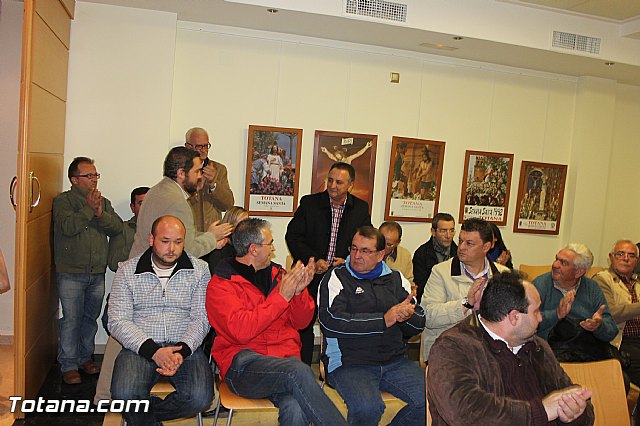 La alcaldesa felicita al nuevo presidente del Ilustre Cabildo Superior de Procesiones, Antonio Martnez Belch, tras su reciente eleccin - 9