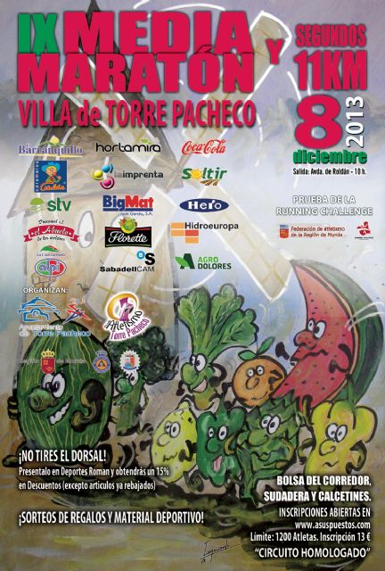 Presentada la novena Media Maratón y segundos 11 kilómetros Villa de Torre-Pacheco - 3, Foto 3