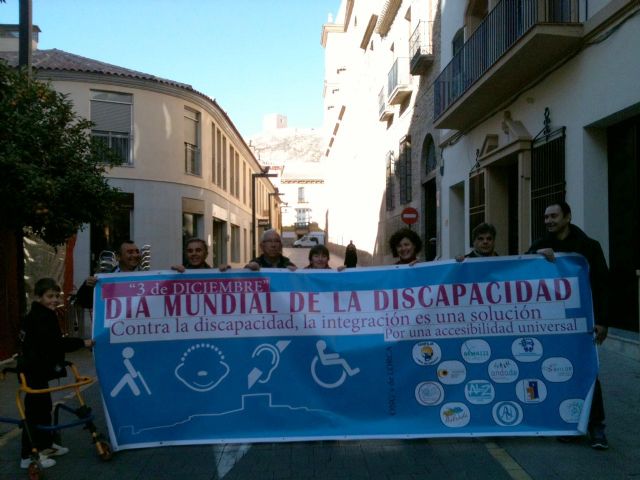 Doce ONGs sociosanitarias de Lorca y el Ayuntamiento celebran por segunda vez el Día Mundial de la Discapacidad - 1, Foto 1