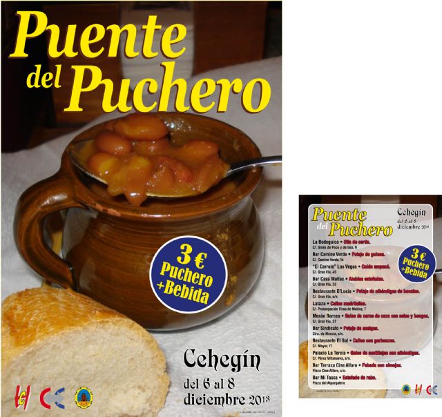Los hosteleros ofrecerán en el 'Puente del Puchero' los guisos más tradicionales de Cehegín - 1, Foto 1