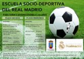 Deportes amplía hasta enero la inscripción para la escuela socio-deportiva de la ´Fundación Real Madrid´