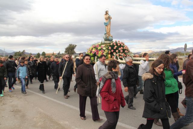 La Purísima recorre La Estación-Esparragal acompañada por la Cuadrilla y cientos de vecinos - 1, Foto 1