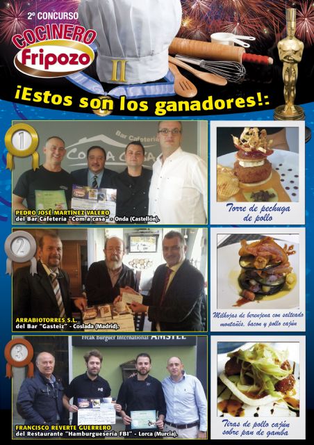 xito de participacin en el II Concurso de Cocineros de Fripozo, Foto 1
