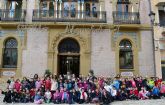 Cerca de un centenar de escolares visitan el Ayuntamiento de guilas con motivo del Da de la Constitucin