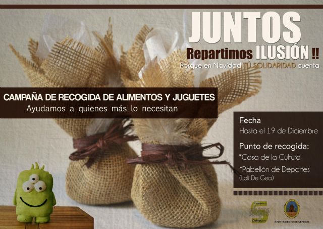 Servicios Sociales pone en marcha una campaña de recogida de alimentos y juguetes - 1, Foto 1