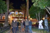 El alumbrado navideño ya luce en las principales calles de guilas