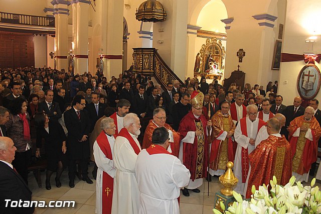 El Obispo de la Dicesis de Cartagena preside la santa misa en la jornada de la festividad de la patrona de Totana - 32