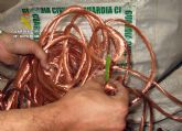 La Guardia Civil detiene a once personas por la sustraccin de cableado de cobre de instalaciones elctricas