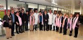 El Hospital Clnico Universitario Virgen de la Arrixaca acoge la exposicin Vive en Rosa