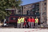 El Ayuntamiento homenajea a los ferroviarios con la recuperacin de una de las primeras locomotoras de va estrecha que circularon en España