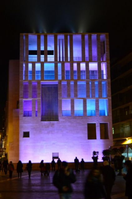 El edificio anexo al Ayuntamiento estrena iluminación ornamental esta noche - 2, Foto 2