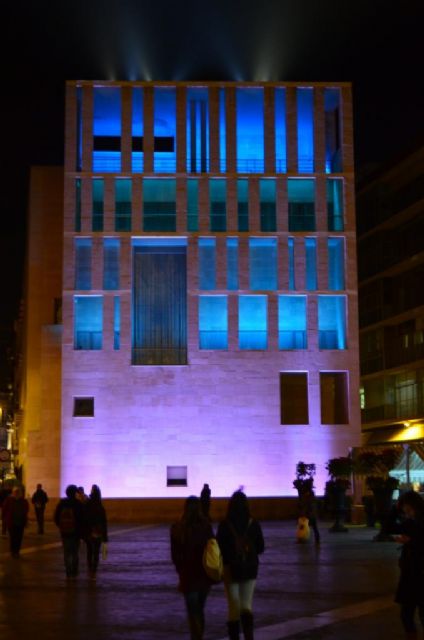 El edificio anexo al Ayuntamiento estrena iluminación ornamental esta noche - 3, Foto 3