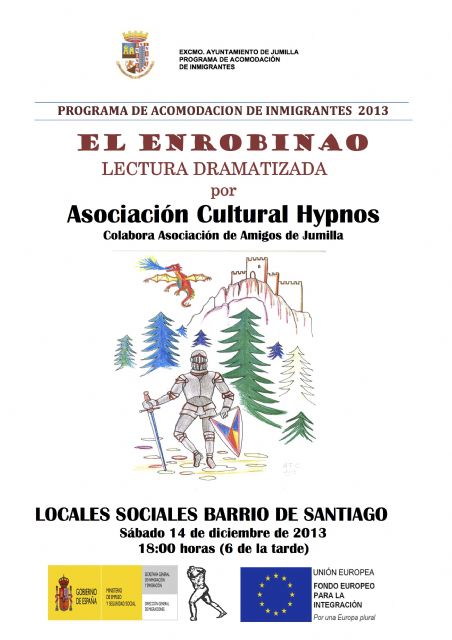 La lectura dramatizada de El Enrobinao cierra las actividades del Programa de Acomodación de Inmigrantes 2013 - 1, Foto 1