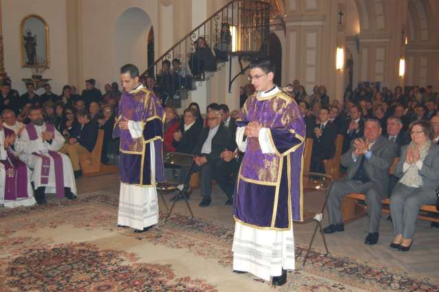 Antonio Lucas y Eduardo Sabater recibieron ayer, de manos del obispo de Cartagena, el orden del diaconado - 2, Foto 2
