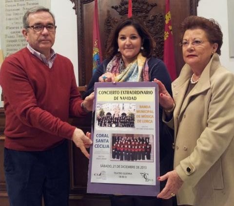 El Teatro Guerra acoge este sábado el I Gran Concierto de Navidad de la Coral Santa Cecilia y la Banda Municipal de Música - 1, Foto 1
