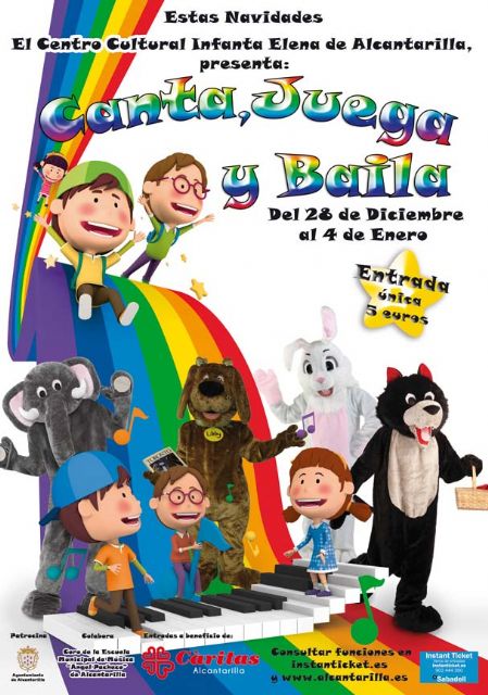 Alcantarilla en la Navidad y Reyes inicia su programación cultural Creando magia, con Canta, juega y baila - 1, Foto 1