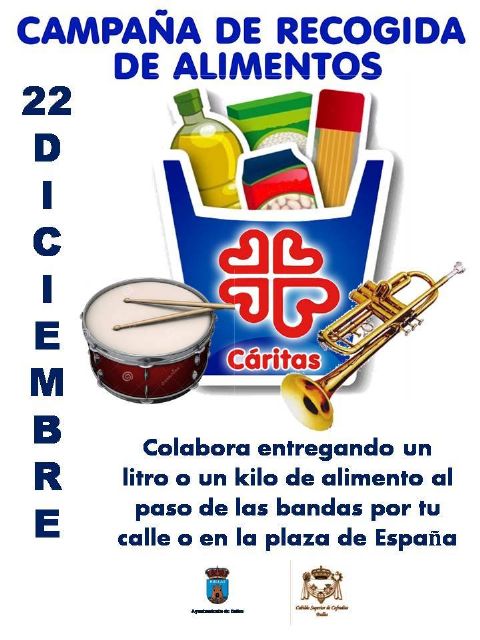 El Ilustre Cabildo de Cofradías de Bullas organiza una recogida de alimentos para Cáritas - 1, Foto 1