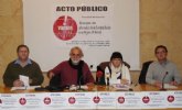 La Cumbre Social celebra una rueda de prensa en la sede de CCOO Regin de Murcia