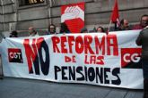 'Los y las pensionistas de la Regin de Murcia perdern unos 200 euros mensuales de poder adquisitivo en 2014'