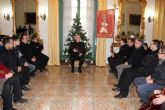Los seminaristas felicitan la Navidad al Obispo de Cartagena