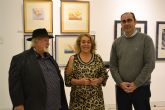 La artista Gloria Daz expone su 'Obra grfica' en el Auditorio de guilas
