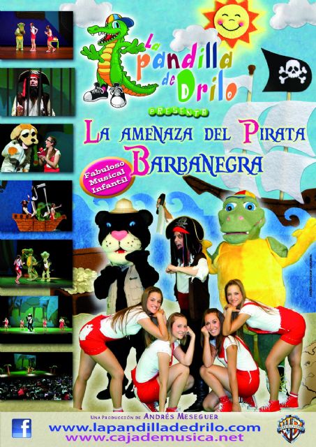 El musical infantil La amenaza del Pirata Barbanegra llega al Teatro Villa de Molina los días 26 y 27 de diciembre - 1, Foto 1